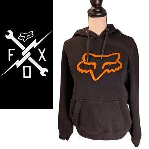Fox Racing Men's Sweatshirt Orange and Black 🏁